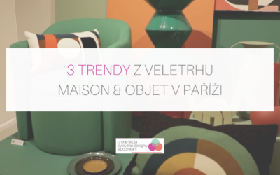 3 trendy z pařížského veletrhu Maison & Objet